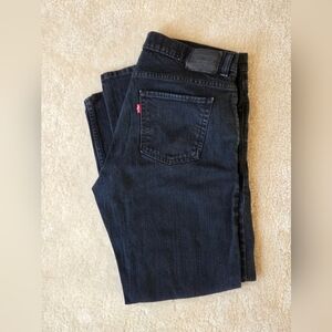 Levi's 511 Boys Black Straight Jeans 33x28